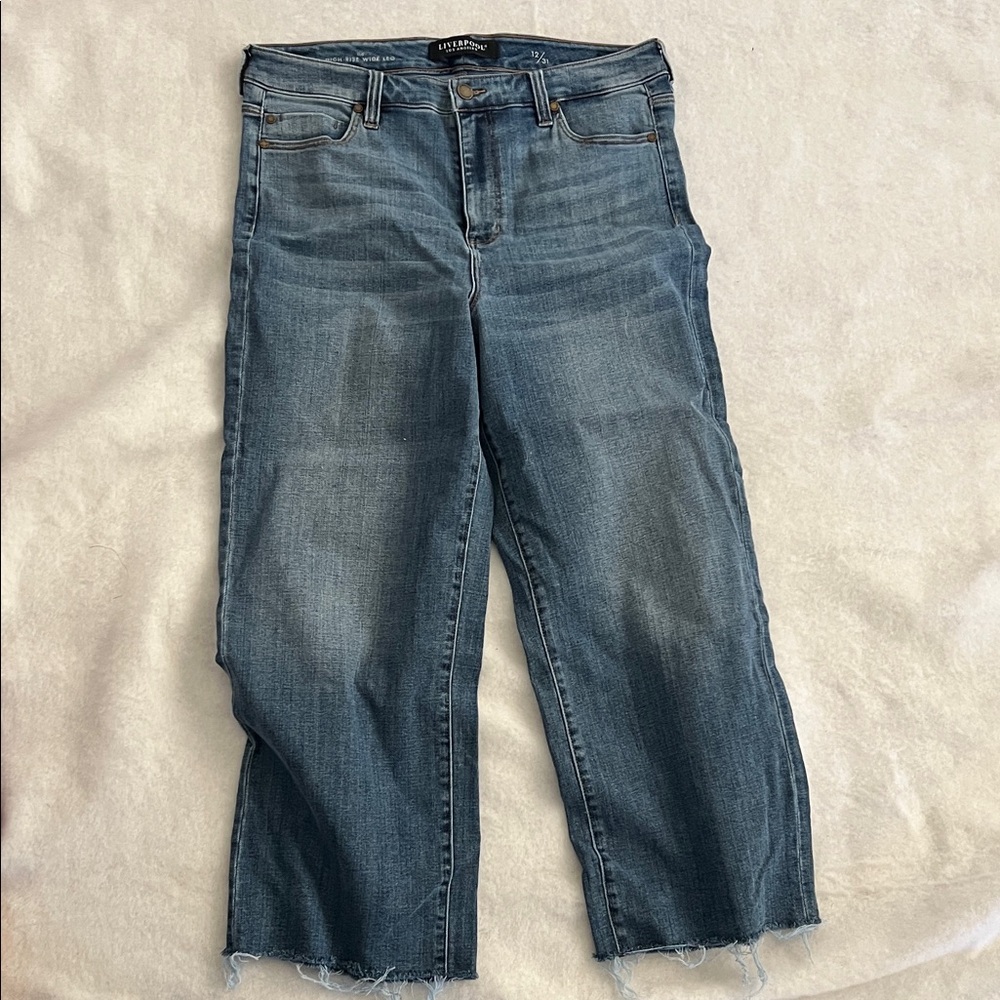 Liverpool Jeans Company Women's Ankle-Length Denim in Classic Blue